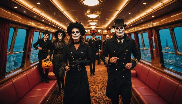 Croisière halloween à paris : frissons et mystères à bord
