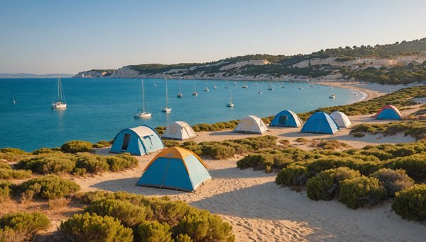Vacances a bandol en camping au bord de la mer